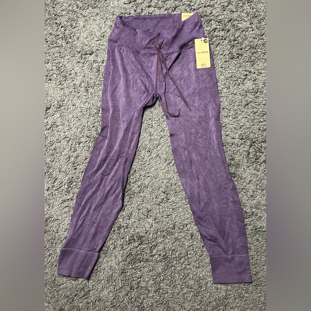 Purple PINK active pants and shirt